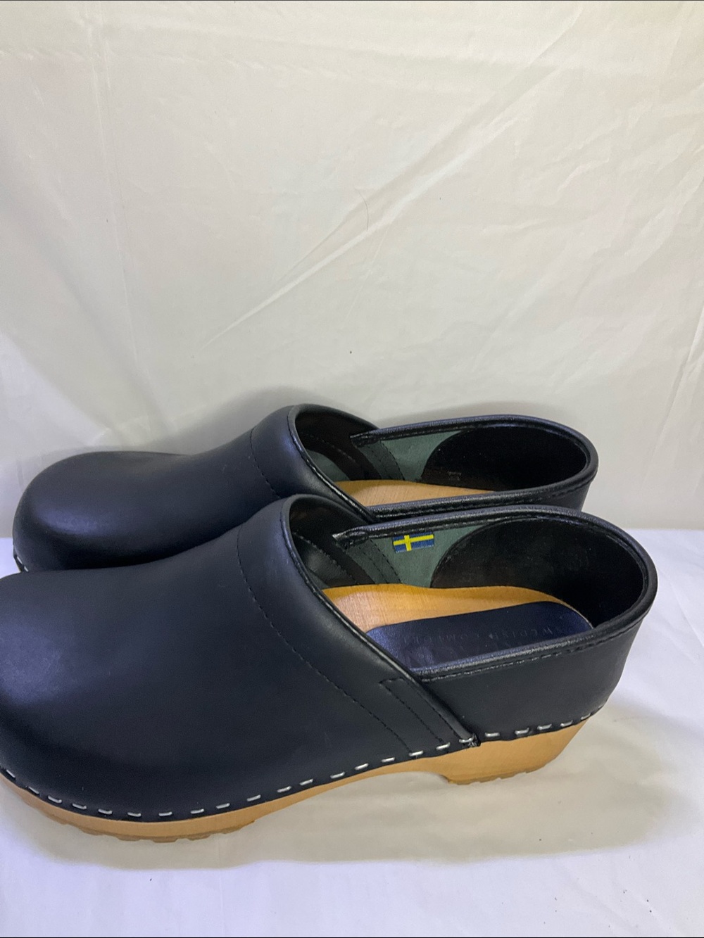KLAGN Swedish Clog-Closed Black Leather Clog Women’s Eur size 38 - Picture 3 of 7